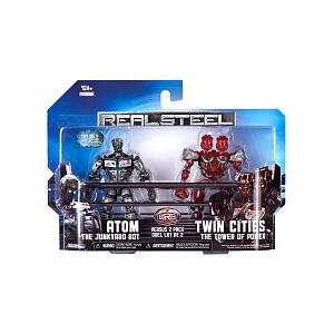   Real Steel Versus 2 Packs Assortment 1   Atom vs. Twin Cities Toys