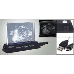    Gino PC Laptop 4 Port LED Light High Speed USB 2.0 HUB Electronics