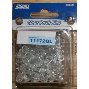 Clear Push Pins 3/8 (10mm) (100 Units), 2 Packs
