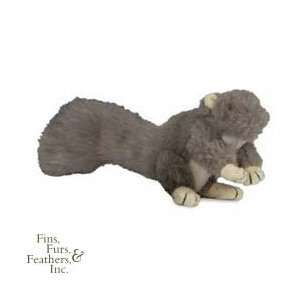   Hugglehounds Little Feller Squirrel Gray Dog Plush Toy