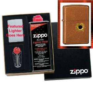 Bullet Hole Zippo Lighter Gift Set