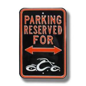  CHOPPERS PARKING RESERVED FOR OCC Chopper logo AUTHENTIC METAL 