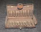 civil war era or later cartridge pouch with name c