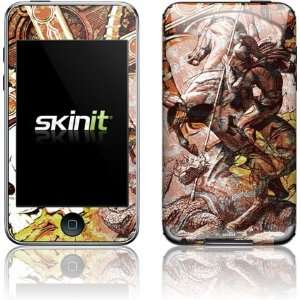  Trojan Warrior Fighting Dragon skin for iPod Touch (2nd 