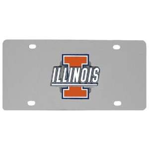 Illinois Fighting Illini NCAA License/Logo Plate  Sports 