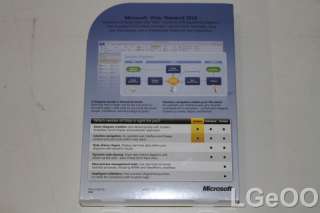 New Microsoft Visio Standard 2010 D86 04533  
