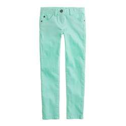 Girls toothpick jean in garment dyed twill $68.00 [see more 