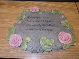   Stepping Marker memorial plaque Pet person burial New in sealed box
