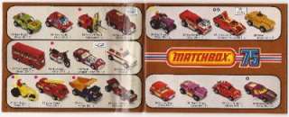 Matchbox 1976 Catalog, Cars, Trucks, Planes, Tanks, Boats, Kits, Toys 