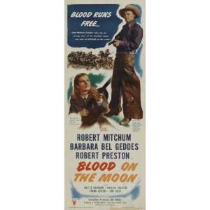 Blood on the Moon Poster Insert 14x36 Robert Mitchum 