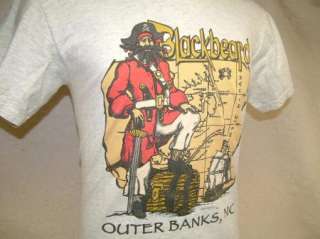 BLACKBEARD PIRATE t shirt OUTER BANKS, NORTH CAROLINA S  