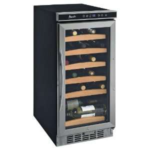   Built in 30 Bottle Wine Refrigerator Stainless Steel Cooler  