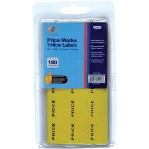    Labels Yellow Price 180 Piece 72 Count Case Pack 72 Electronics