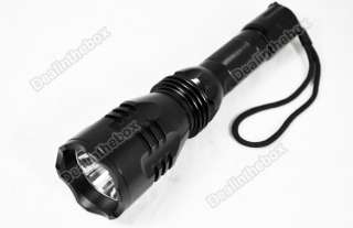   lumen 5 Modes 5W Rechargeable Flashlight Torch with 100 240V US Plug