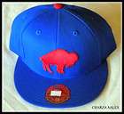Buffalo Bills Throwback Mitchell & Ness Fitted Hat Cap Size (7 3/4 