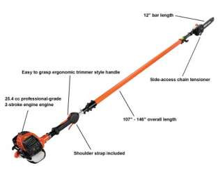 ECHO PPT 266H POWER PRUNER TELESCOPING POLE SAW CHAINSAW *MINT STORE 