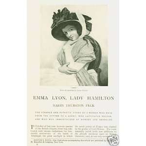  1906 Emma Lyon Lady Hamilton illustrated 