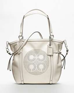 COACH Audrey Leather Cinched Tote  