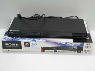 Sony BDP S580 Blu ray DVD Disc Player USB 3D Wi Fi LAN Ethernet Black 