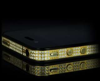 LUXURY NEW 24K GOLD SWAROVSKI iPhone 4S 64GB FACTORY UNLOCKED 