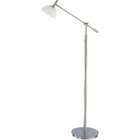 Lite Source LS 81178PS/FRO Kalare Floor Lamp, Polished Steel with 