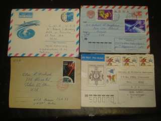   CCCP space program olympic games Lenin lot of 19 postal history cvrs