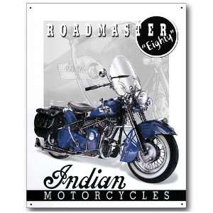  Nostalgic Indian Motorcycles Tin Sign  Roadmaster Eighty 