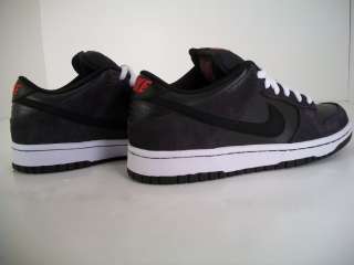 NIKE DUNK LOW PRO SB DARK CHARCOAL BLACK RED IN 5 SIZES  