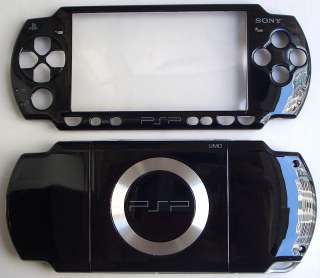 PSP 2000 Slim Lite Full Housing Faceplate Piano Black  