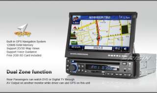   HD TOUCH SCREEN CAR DVD PLAYER GPS IPOD TV BLUETOOTH USB RADIO  