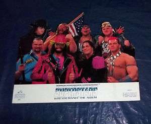 WWF Superstars The Album Standup Randy Savage Autograph  