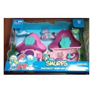  The Smurfs Smurfette Mushroom House Toys & Games