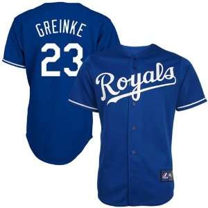   23 Zack Greinke Royal Blue Replica Baseball Jersey