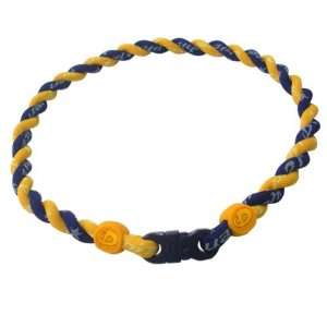   Gold/Navy 16 Necklace w/ Gold Trim and Navy Clasp