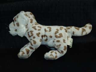 SOS Lifelike Plush Baby Snow Leopard Cub Stuffed Animal  