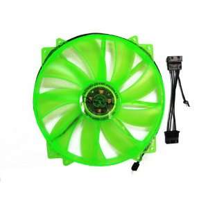   CF20SL UGN 200mm 4pin UV Green LED Case Fan