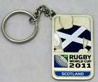 33665 SCOTLAND RUGBY WORLD CUP 2011 JERSEY FLAG KEYRING