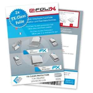 atFoliX FX Clear Invisible screen protector for Creative ZEN Micro 