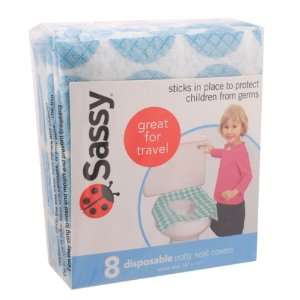   Sassy Disposable Potty Seat Covers 8 Pack  Great For Traveling Baby