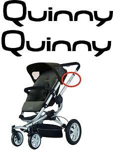 4x Quinny Buzz Zapp Replacement Chassi Stickers black  