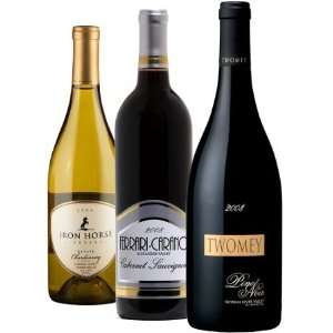Sonoma Wine Tasting Trio