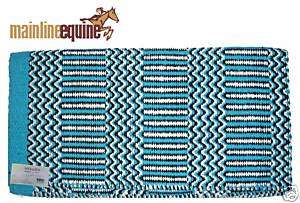 Mayatex Horse Saddle Pad Blanket Double Weave Turquoise  