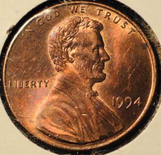 1994 Lincoln Memorial Cent DBL Die Reverse  