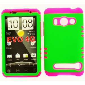  2 in 1 Hybrid Case Protector for Sprint HTC EVO 4G Phone 