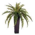 VCO 30 Potted Artificial Green Double Boston Fern Plant