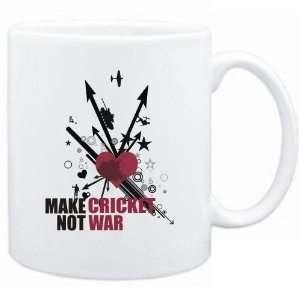  New  Make Cricket Not War  Mug Sports