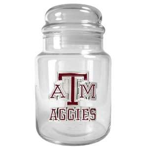  Texas A&M Aggies NCAA 31oz Glass Candy Jar   Primary Logo 
