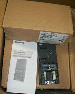 SIEMENS MM4 Micromaster Encoder 6SE6400 0EN0 00A0  