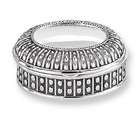 goldia Antiqued Silver plated Medium Oval Dot Jewelry Box