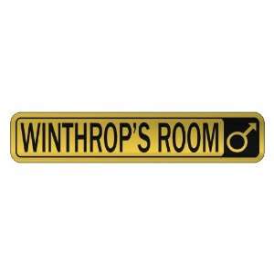   WINTHROP S ROOM  STREET SIGN NAME